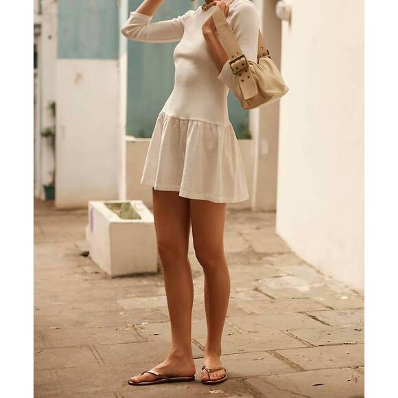 FREE PEOPLE Dresses & Skirts - NEW FREE PEOPLE lucienne mini dress in ivory